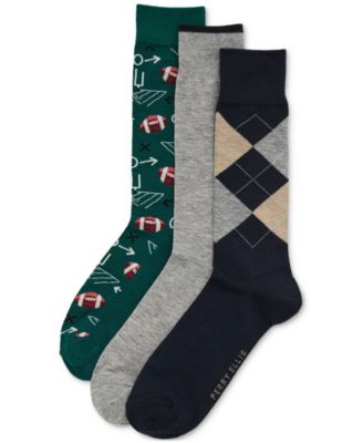 Men's 3pk. Mixed Patterned Socks