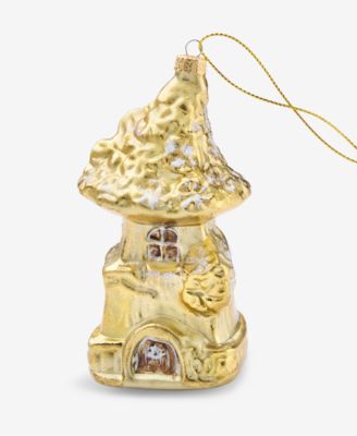 Enchanted Forest Glass Fairy House Ornament, Macy's Exclusive