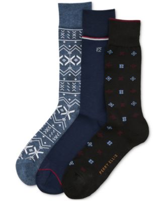 Men's 3pk. Mixed Patterned Socks