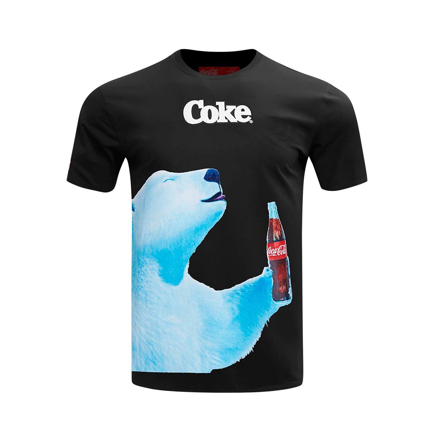 Мужская футболка Freeze Max Black Coca-Cola Polar Bear — фото 2