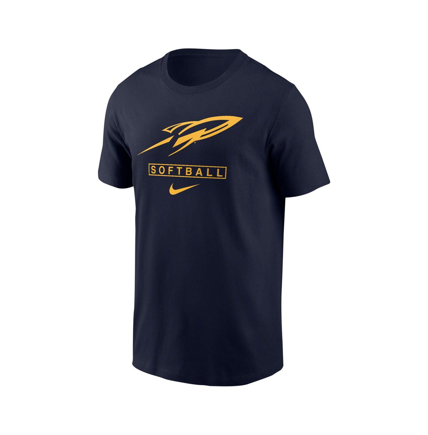 Мужская футболка Nike Navy Toledo Rockets Softball — фото 2