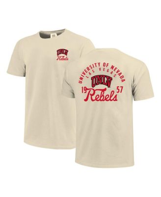 Men's Cream UNLV Rebels Comfort Colors Mascot Overlay T-Shirt