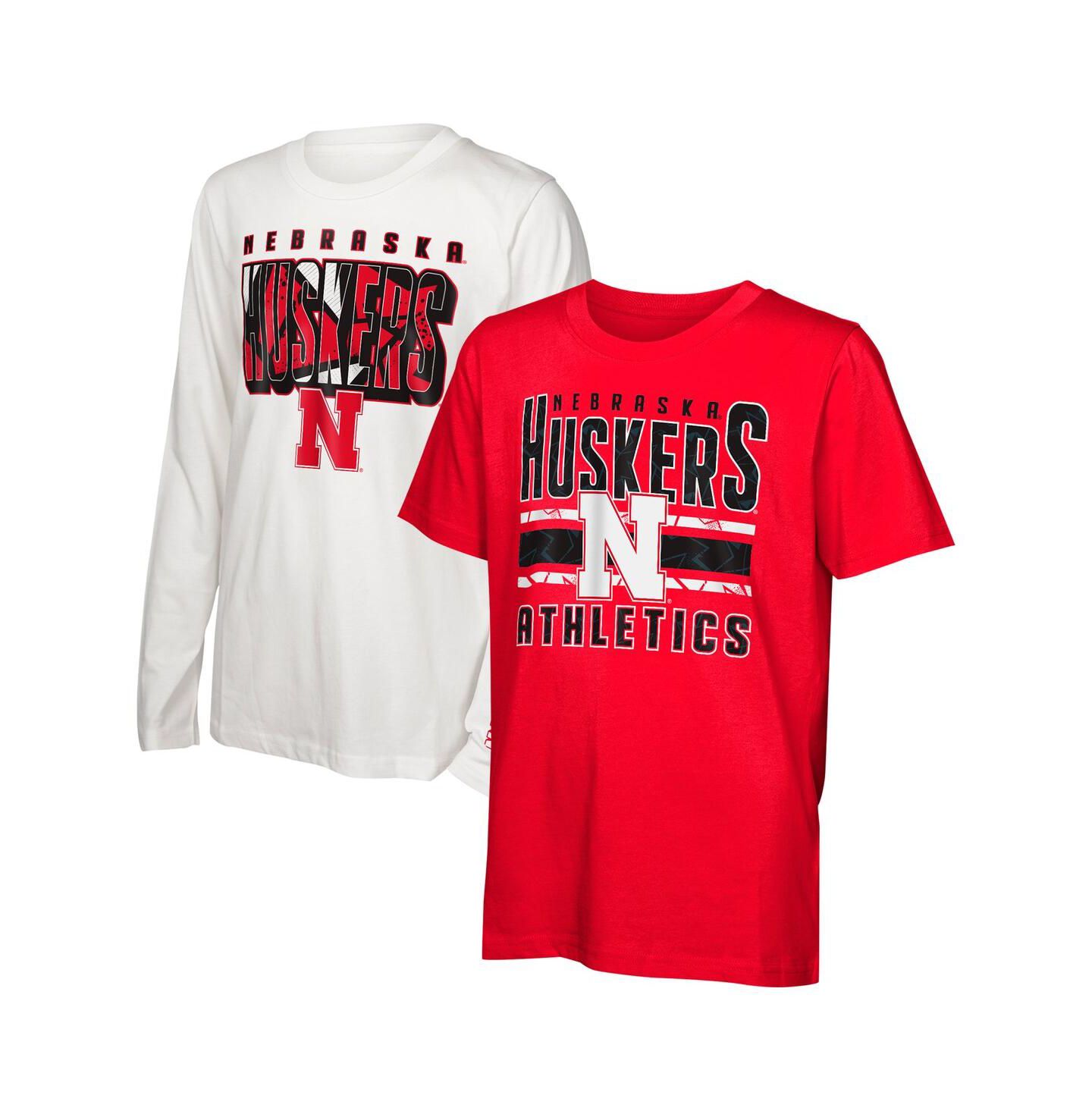 Детские комплекты Outerstuff Nebraska Huskers In the Mix T-Shirt Combo Set — фото 1