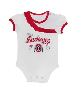 Baby Boys and Girls 2-Piece Ohio State Buckeye Love My Team Bodysuit Skirt Set