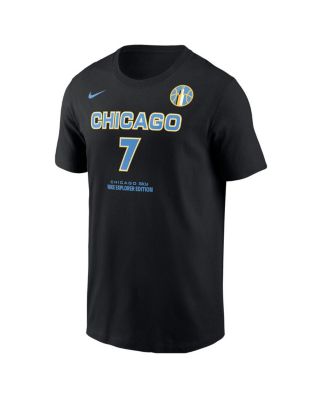 Men's Ariel Atkins Black Chicago Sky Explorer Edition Name Number T-Shirt