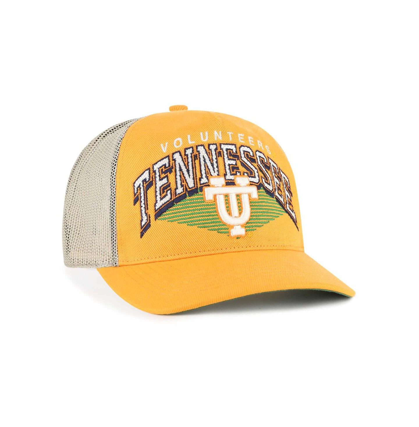 Мужская кепка '47 Brand Tennessee Orange Tennessee Volunteers Pomona Mesh Hitch Adjustable Trucker Hat — фото 2