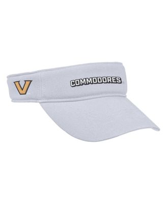 Men's White Vanderbilt Commodores 2025 On-Field Ace Performance Adjustable Visor Hat