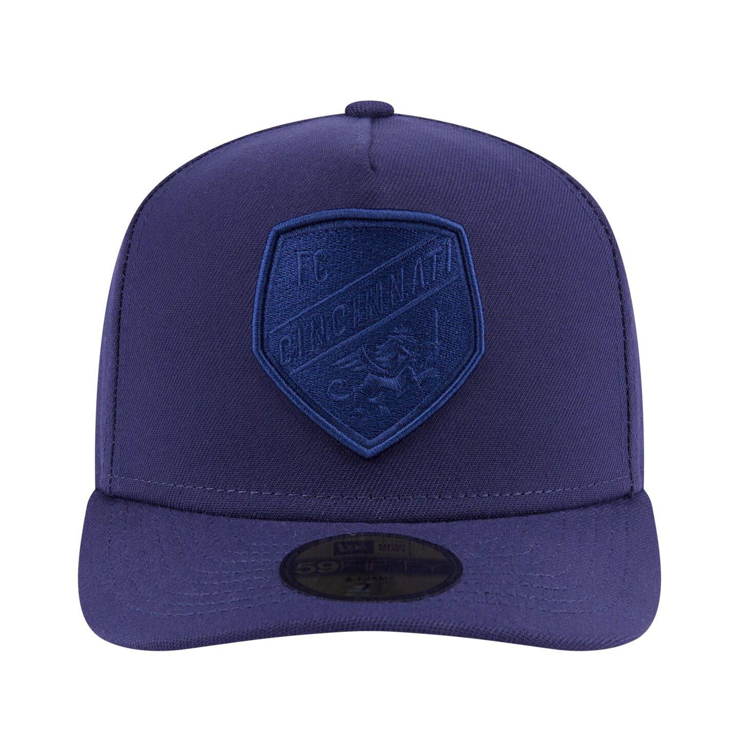 Мужские головные уборы New Era Navy FC Cincinnati Color Pack A-Frame 59FIFTY Fitted Hat — фото 2