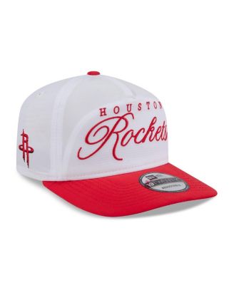 Men's White/Red Houston Rockets 2025 NBA Draft On-Stage Nylon 19TWENTY Adjustable Hat