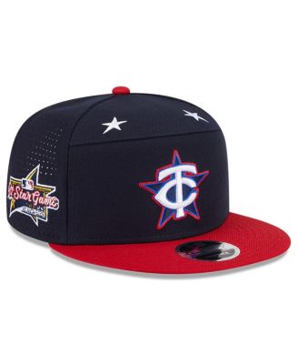 New Era - Men's Navy/Red Minnesota Twins 2025 MLB All-Star Game Workout Side Patch 9FIFTY Snapback Hat