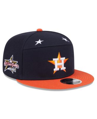 New Era - Men's Navy/Orange Houston Astros 2025 MLB All-Star Game Side Patch 9FIFTY Snapback Hat