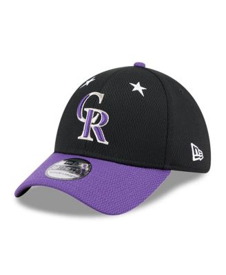 Men's Black/Purple Colorado Rockies 2025 MLB All-Star Game 39THIRTY Flex Hat