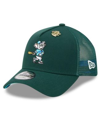 New Era - Men's Green Athletics 2025 Big League Chew A-Frame 9FORTY Adjustable Trucker Hat