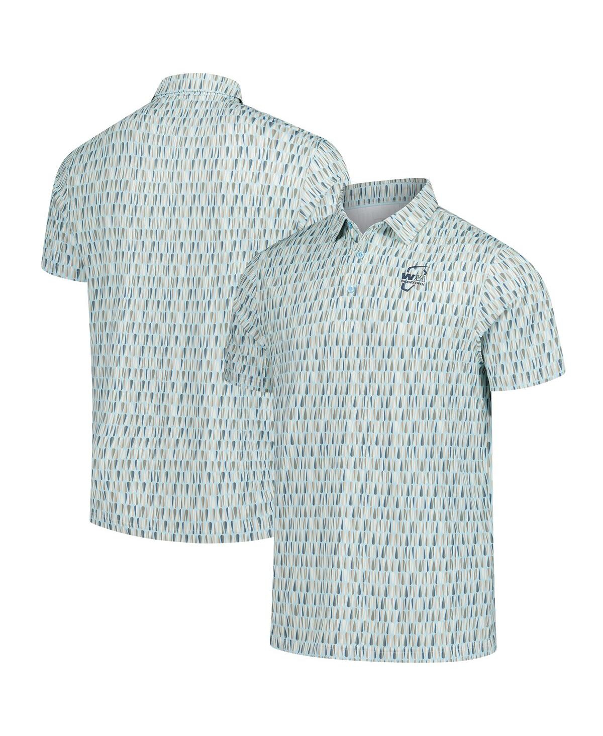 Men's Light Blue Wm Phoenix Open Taos Polo Shirt - Light Blue