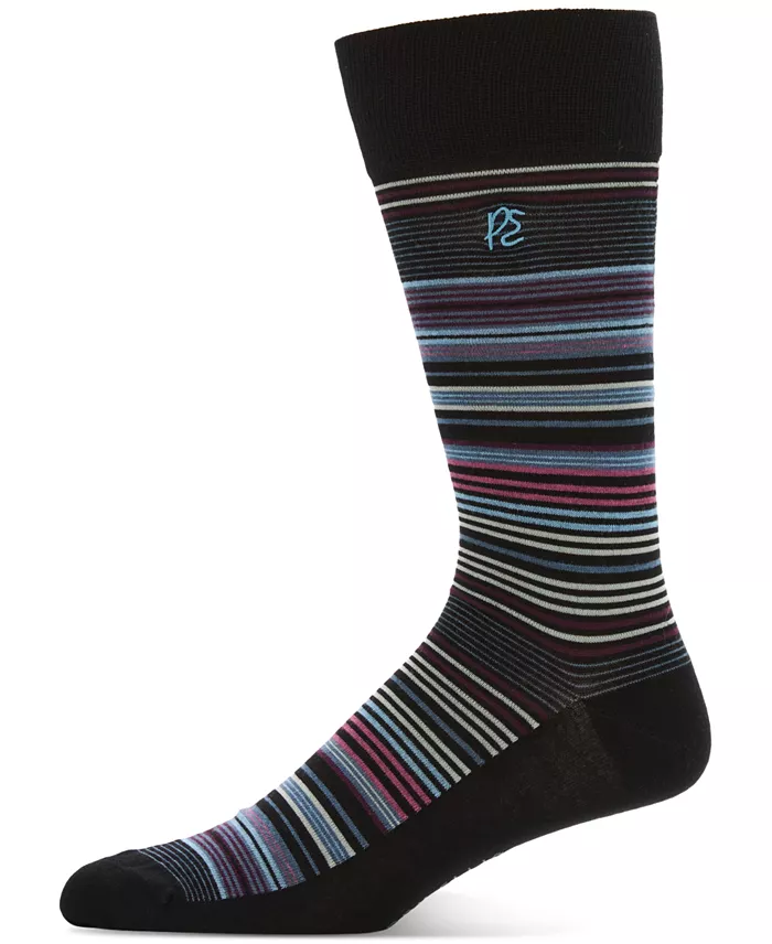 Men's Fashion Stripe Moisture-Wicking Socks