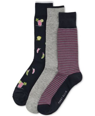 Men's 3pk. Mixed Patterned Socks
