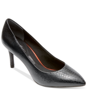 image of Rockport Women-s Total Motion 75 Mm Pointed-Toe Pumps Women-s Shoes
