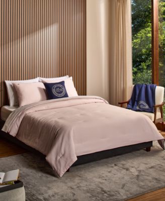 Lacoste Tiebreak Solid 3-Pc. Comforter Set, Full/Queen