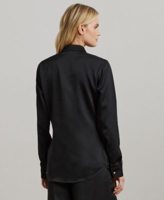 Women's Satin Charmeuse Shirt