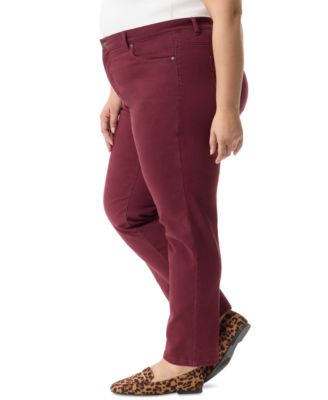 Plus Size Amanda Straight-Leg Jeans