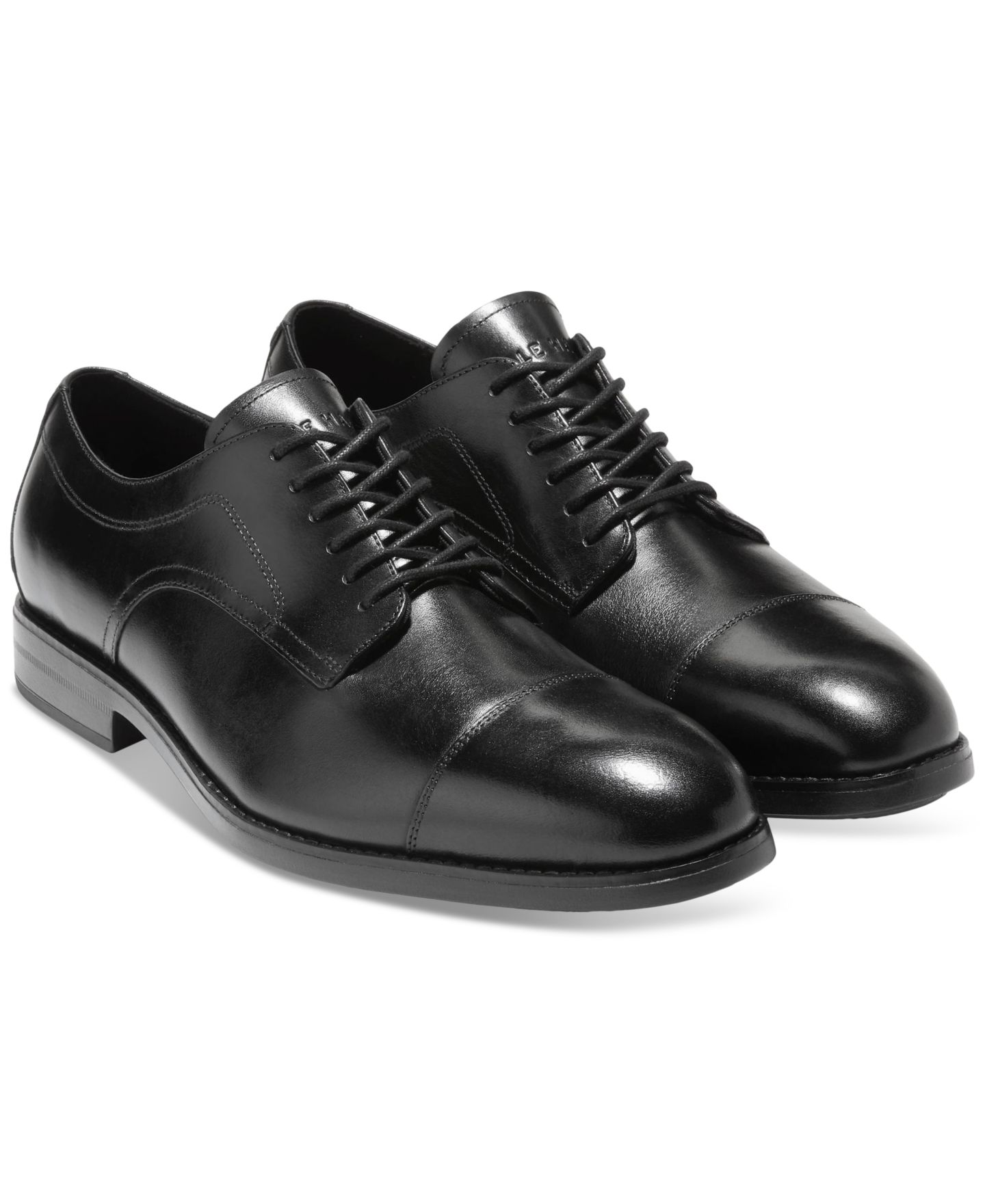 Мужские туфли-оксфорды Cole Haan Harmon Grand с носком кап-тоу, цвет: Чёрный — фото 9