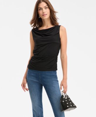 Women's Cowl-Neck Sleeveless Top, Macy's Exclusive