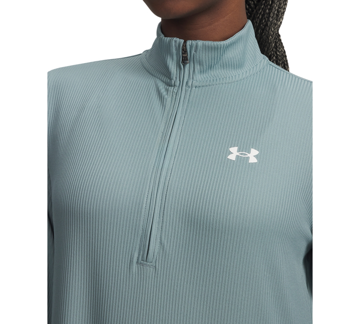 Under Armour Women's Ua Tech Ribbed Top In Green