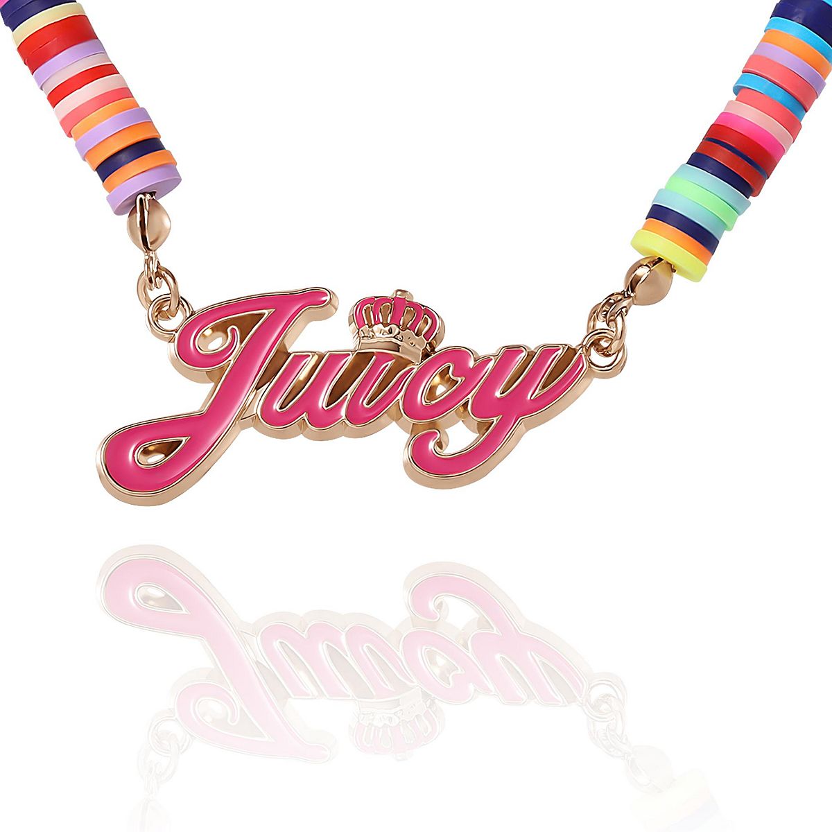 Juicy Couture Kids 15 2인치 컨페티 비드 목걸이