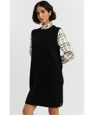 Women's Wool Cashmere Mini Dress