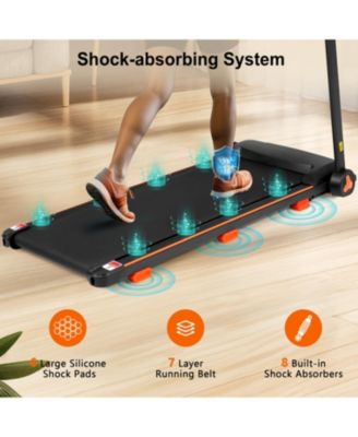 2.5HP Folding Treadmill with Incline Bluetooth & USB