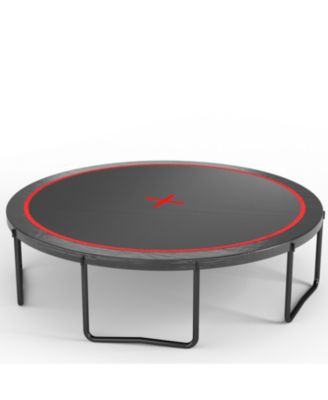 12FT trampoline Pumpkin- Black Red