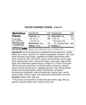 Salted Caramel Cookies Gift Box, 6 Cookies