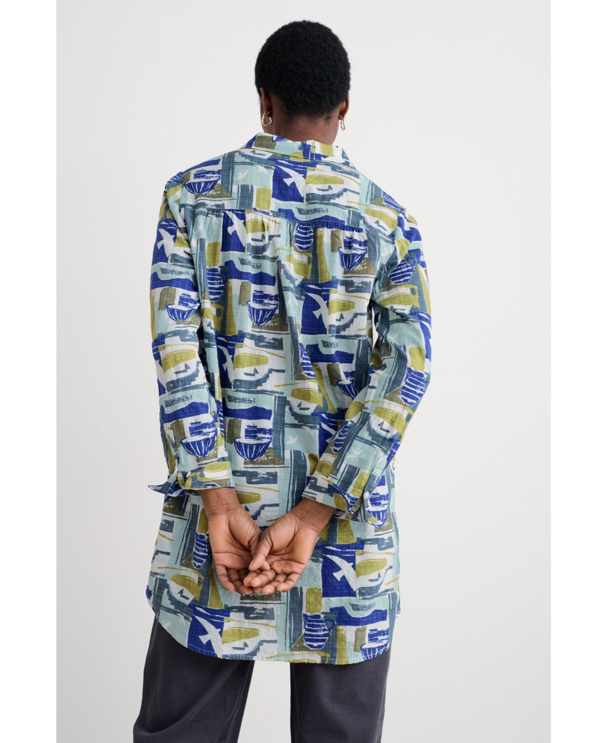 Seasalt Cornwall Women's Wren Button Up Flutter Shirt