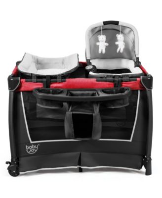 Kids 4 in 1 Convertible Portable Playard Newborn Napper