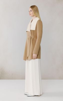 Women's Bridgette-U Double Face Wool Wrap Coat