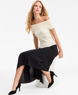 Women's Off-The-Shoulder Sweater, Macy's Exclusive