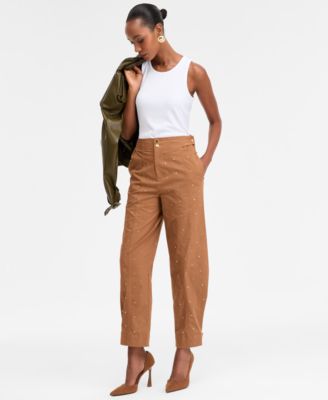 I.N.C. International Concepts - Women's Studded Tapered Pants