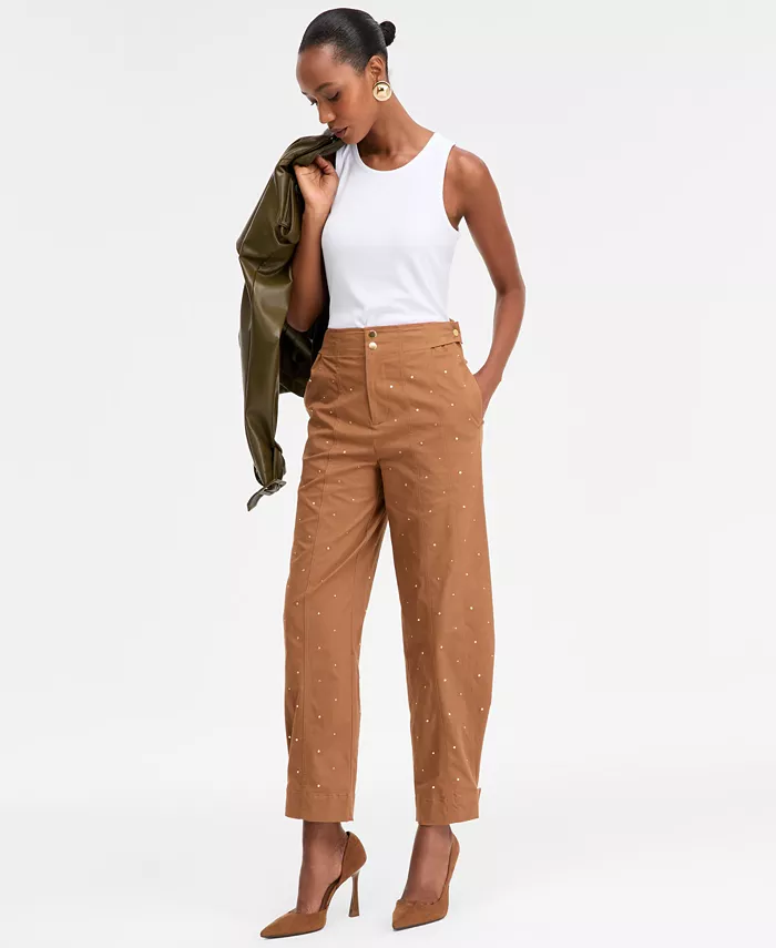Women's Studded Tapered Pants - thumbnail 3