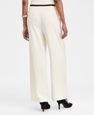 Women's High-Rise Wide-Leg Pants, Macy's Exclusive 