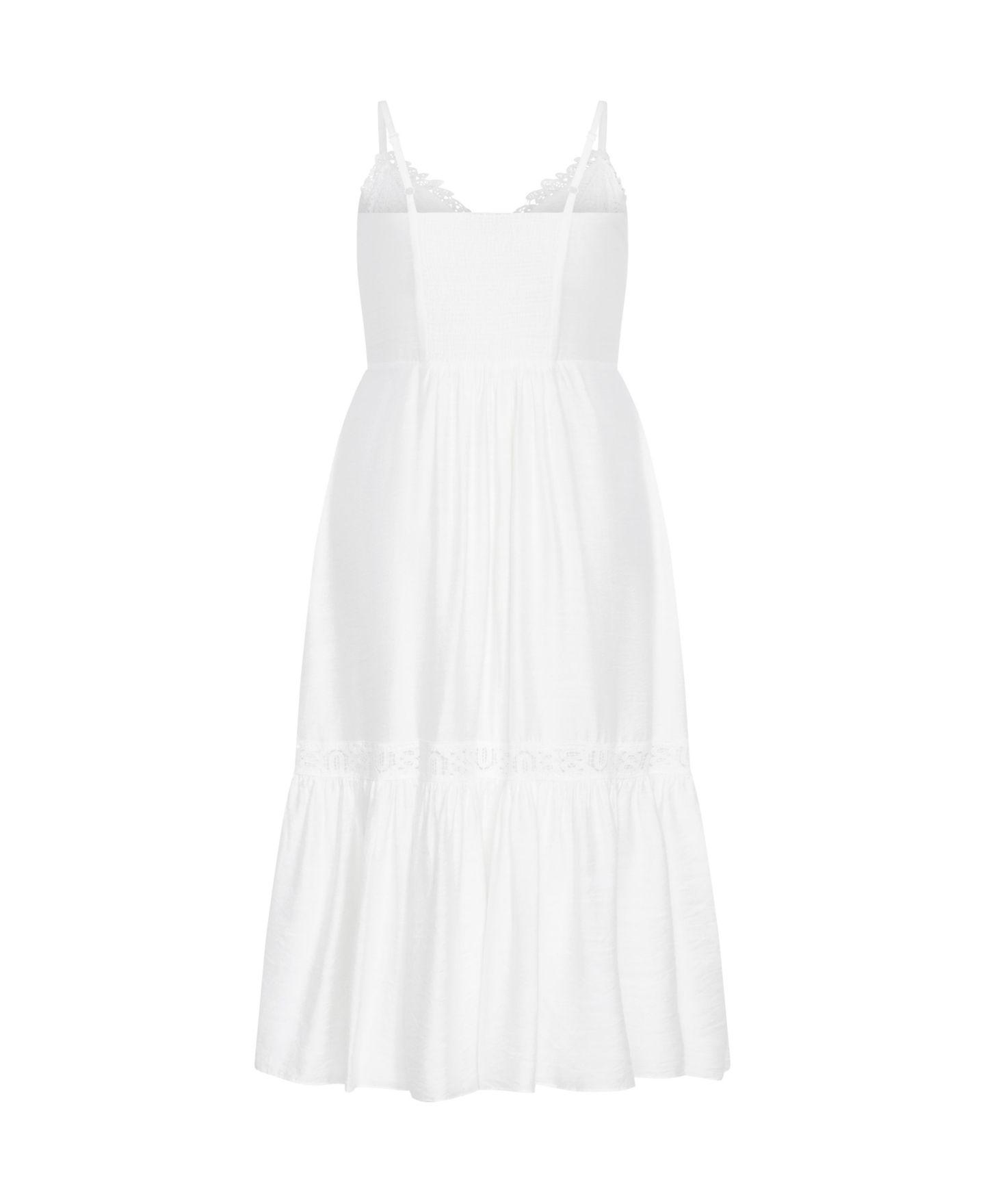 Женское платье CITY CHIC Plus Size Brielle Maxi, цвет: Слоновая кость — фото 4
