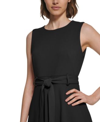 Women's Sleeveless Midi A-Line Dress