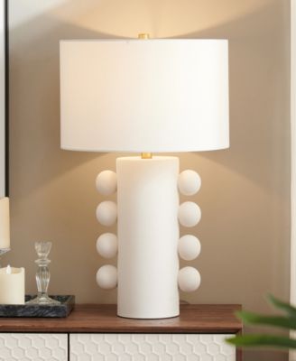 Jurrah 26.75" Ceramic Table Lamp with Fabric Shade