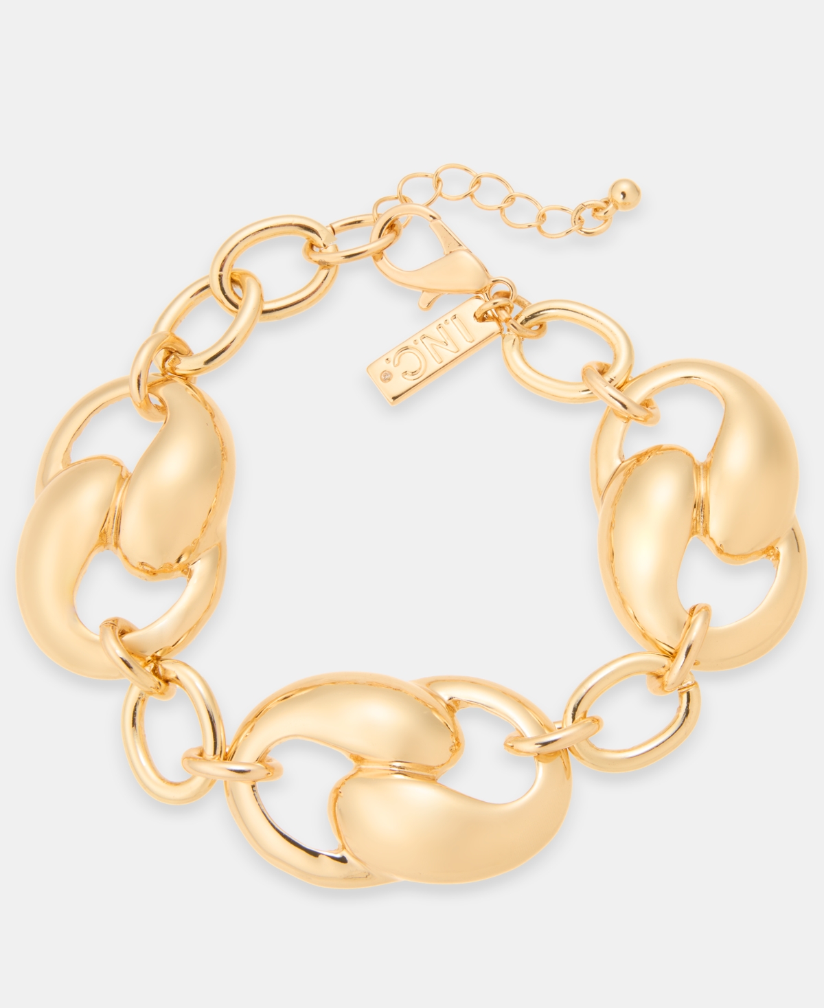 Inc International Concepts Twist Toggle Bracelet, Macy's Exclusive In Gold