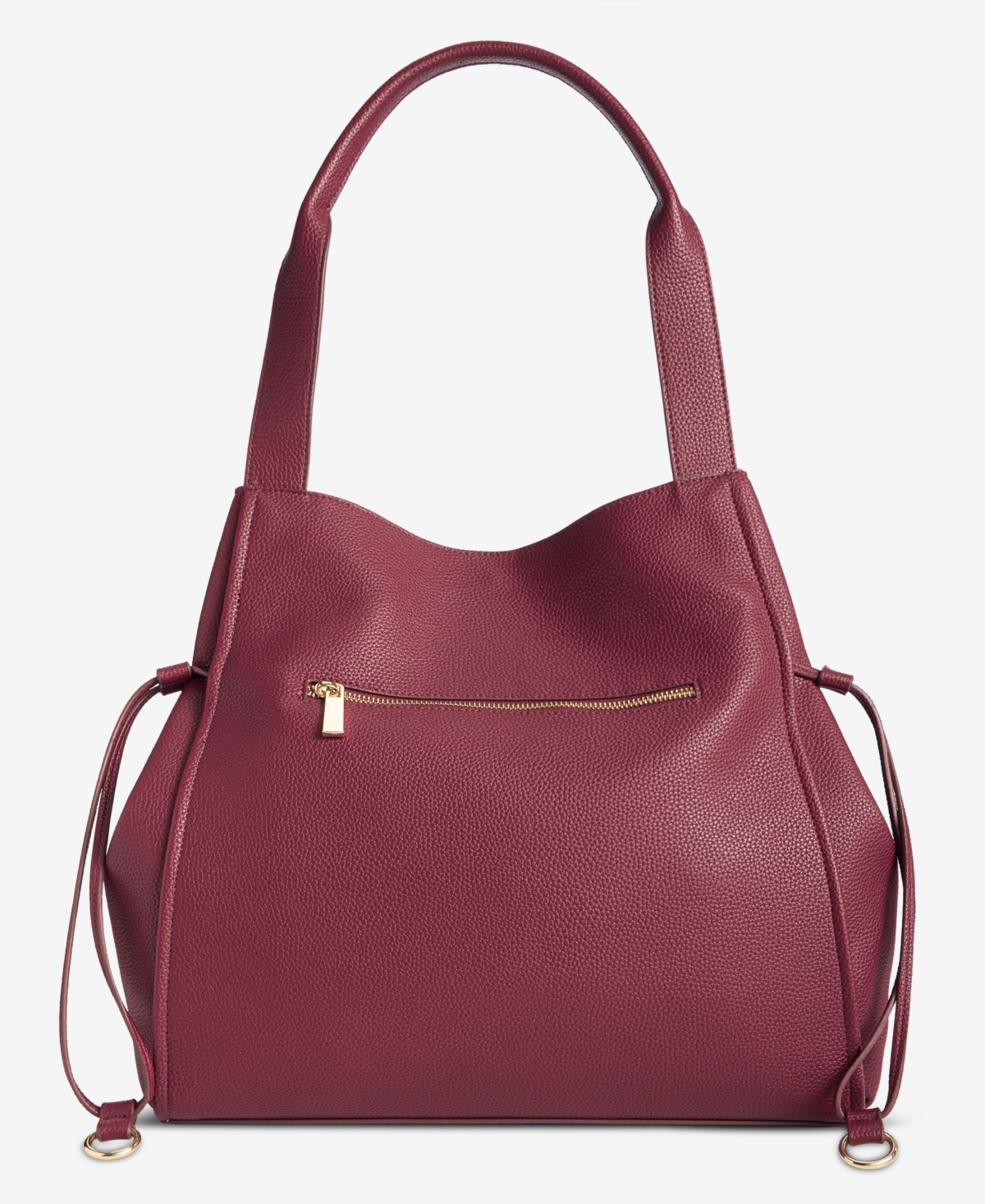 On 34th Jyyll Large Solid Tote With Removable Pouch, Exclusively At Macy's In Red