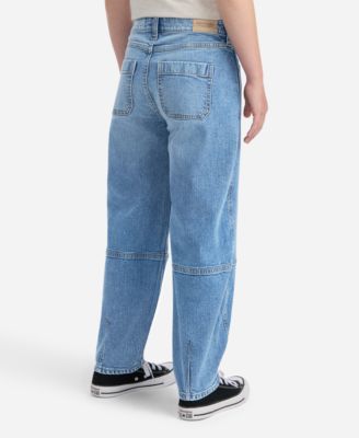 Girls' High-Rise Balloon Jeans