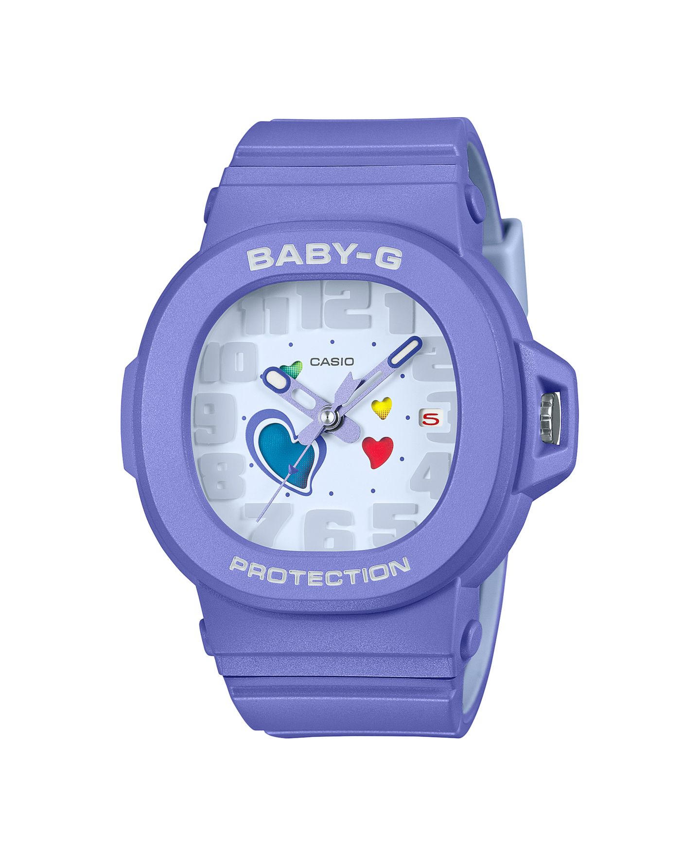 Женские часы G-Shock Purple Resin Watch, 42.1mm — фото 1