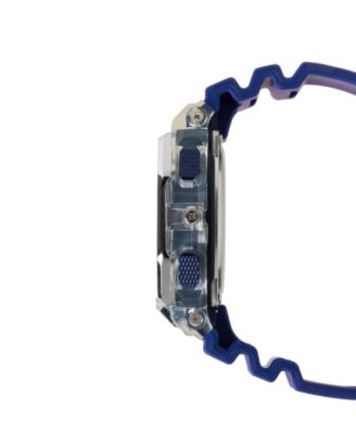 Men's Blue Resin Watch, 46mm