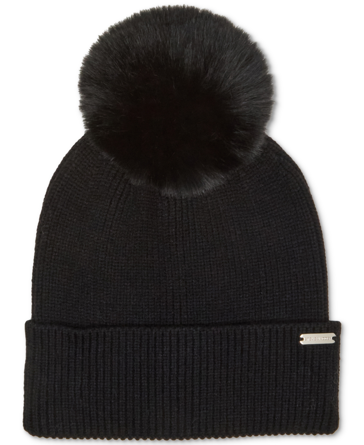 Steve Madden Buffalo Blaze Beanie And Scarf Gift Set, 2-piece Set In Black