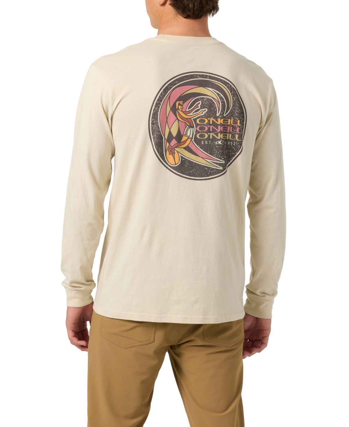 Мужская футболка Circle Surfer с длинным рукавом