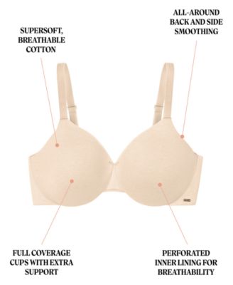 Women's Cotton Collection Underwire T-Shirt Bra DF3421